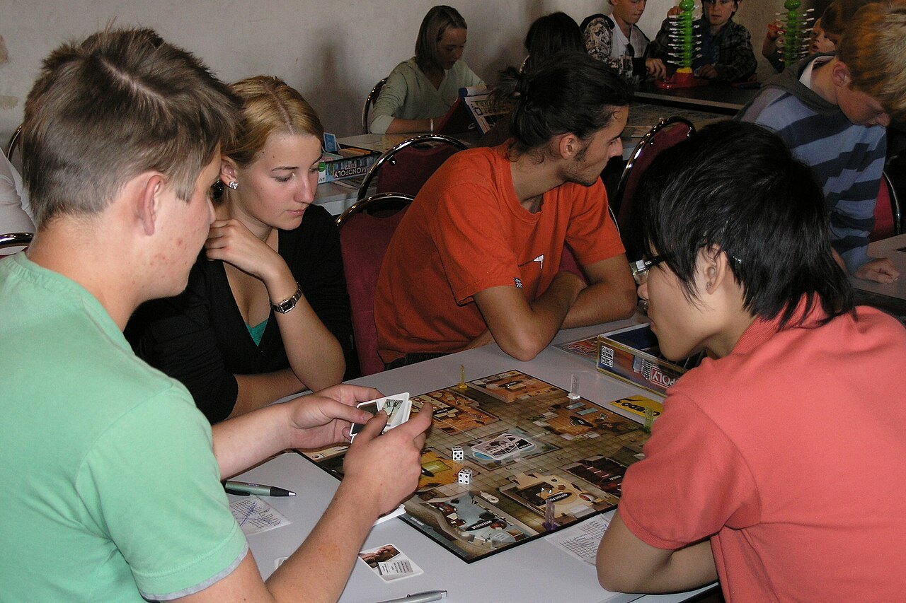 Players taking part in a game of Cluedo.