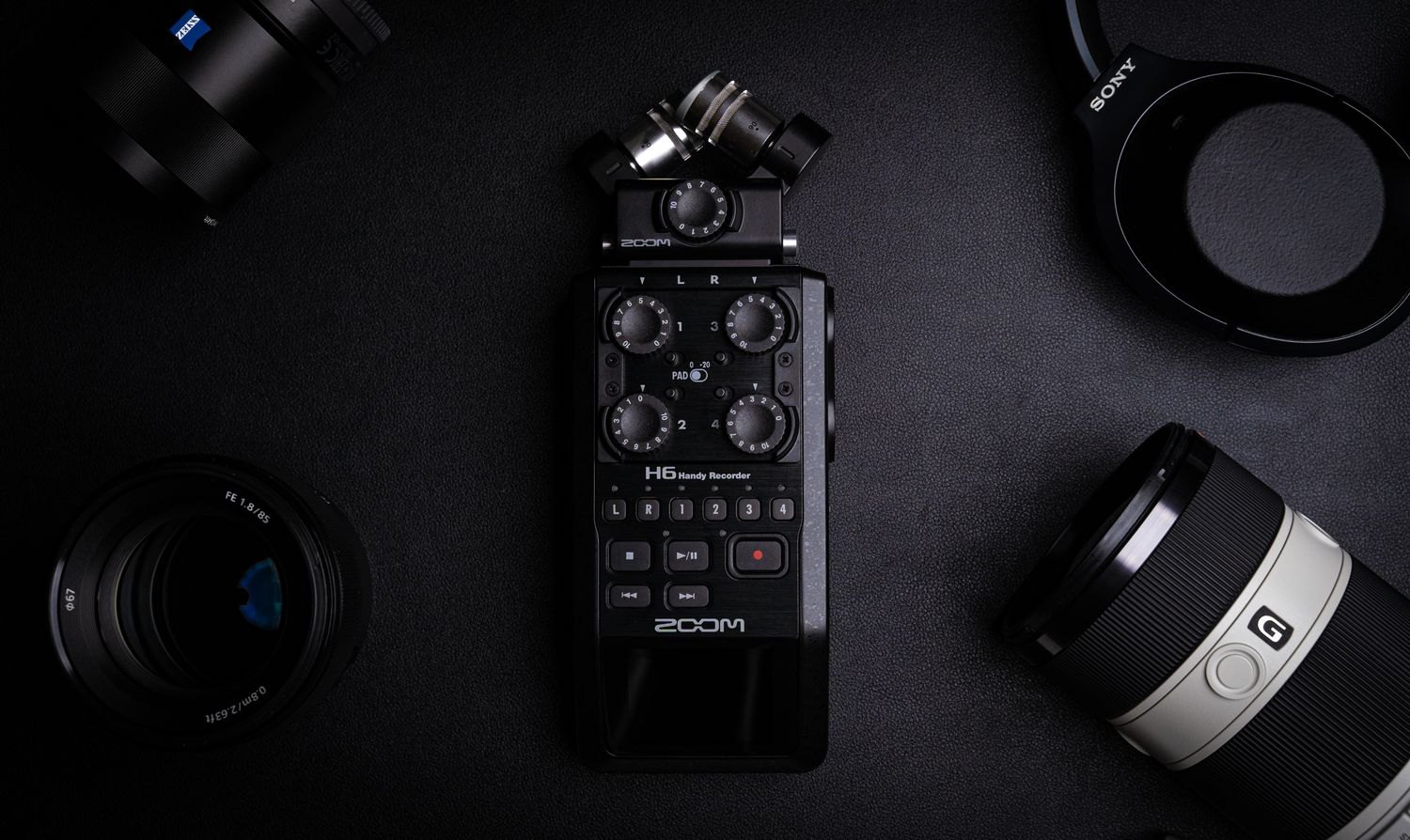 A portable audio recorder as one possible tool for collecting sounds.